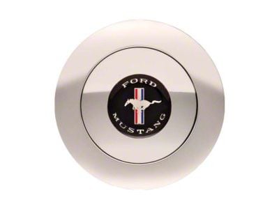 GT Performance GT9 Large Horn Button with Mustang Logo (Universal; Some Adaptation May Be Required)