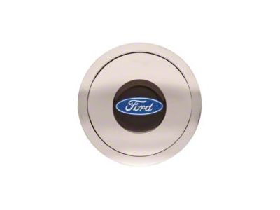 GT Performance GT9 Small Horn Button with Ford Oval Logo (Universal; Some Adaptation May Be Required)