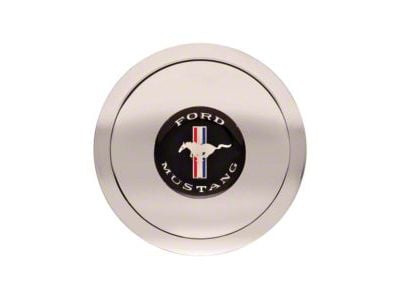 GT Performance GT9 Small Horn Button with Mustang Logo (Universal; Some Adaptation May Be Required)