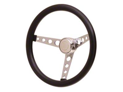 GT Performance GT3 Classic Foam Steering Wheel; Polished (Universal; Some Adaptation May Be Required)