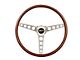 GT Performance GT3 Classic Steering Wheel; Wood and Polished (Universal; Some Adaptation May Be Required)