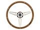 GT Performance GT3 Retro Cobra Style Steering Wheel; Wood (Universal; Some Adaptation May Be Required)