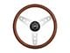 GT Performance GT3 Retro Gasser Hole Style Steering Wheel; Wood (Universal; Some Adaptation May Be Required)