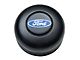 GT Performance GT3 Standard Horn Button with Ford Oval Logo; Black Anodized (Universal; Some Adaptation May Be Required)