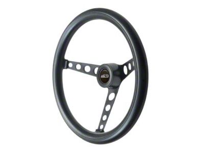 GT Performance GT3 Classic Foam Steering Wheel; Black (Universal; Some Adaptation May Be Required)