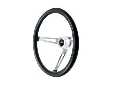 GT Performance GT3 Classic Foam Steering Wheel; Polished (Universal; Some Adaptation May Be Required)