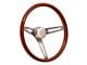 GT Performance GT3 Retro Slot Style Steering Wheel; Light Wood (Universal; Some Adaptation May Be Required)