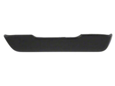 Front Arm Rest Pad; Passenger Side; Black (68-72 GTO)