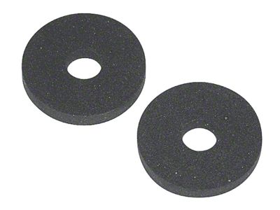 Window Crank Foam Washers; Set of 2 (64-72 GTO, LeMans, Tempest)