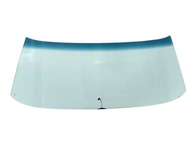 Windshield with Antenna; Green Tint (70-72 GTO, LeMans, Tempest 2-Door Sedan, Coupe)