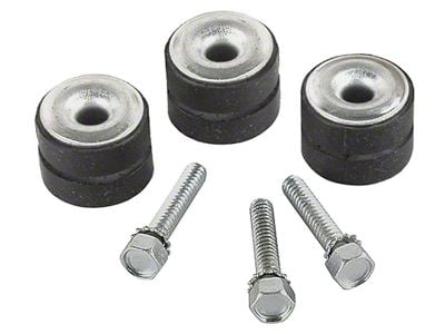 Wiper motor Screw/Rubber Grommet Set (64-72 GTO, LeMans, Tempest)