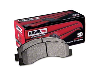 Hawk Performance SuperDuty Brake Pads; Front Pair (88-99 C1500, K1500)