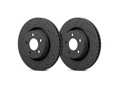 Hawk Performance Talon Cross-Drilled and Slotted Rotors; Front Pair (93-97 Firebird)