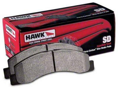 Hawk Performance SuperDuty Brake Pads; Front Pair (72-78 Thunderbird)