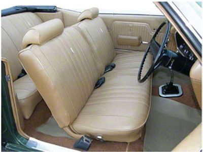 Headrest covers Legendary Auto Interiors Chevelle & Malibu Covers, Front Seats, Split Bench, 1970