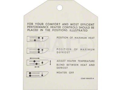 Heater Inst. Tag