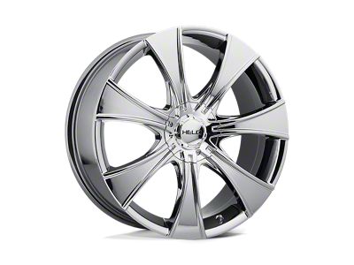 HELO HE874 PVD Chrome Wheel; 16x7.5; 21mm Offset (67-69 Camaro)