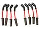 High Performance Flame Thrower Spark Plug Wires, Red