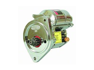 Powermaster High-Torque - 200 Ft. Lb. - Starter, XS Torque, Chrome, 73-79 Ford V8 Engines (351M, 400, or 460 engine)