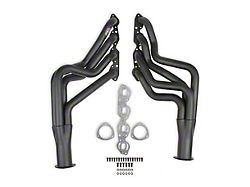 Hooker BlackHeart 2-Inch Competition Long Tube Headers; Black Painted (70-72 402 V8 Camaro)