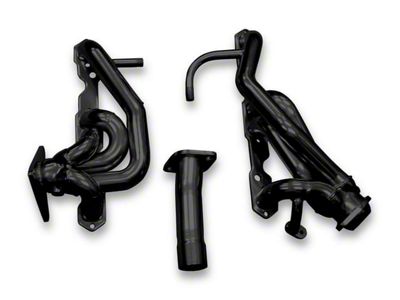 Hooker BlackHeart 1-5/8-Inch Super Competition Shorty Headers; Black Painted (96-97 5.7L Firebird)