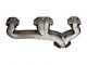 Hooker BlackHeart 2.50-Inch Exhaust Manifold with Raised D-Port; Natural Finish (71-74 Small Block V8 Firebird)