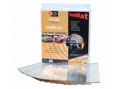 Hushmat Deadening and Insulation Kit; Door (Universal; Some Adaptation May Be Required)