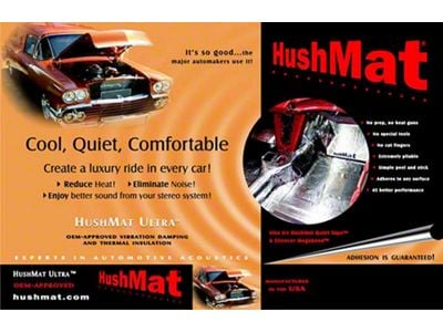 Hushmat Sound Deadening and Thermal Insulation Complete Kit (82-92 Firebird)