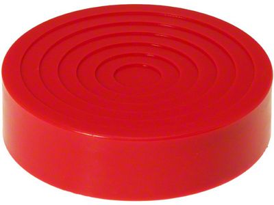 Hydraulic Floor Jack Pad, 7-1/4 Diameter, Polyurethane,Prothane