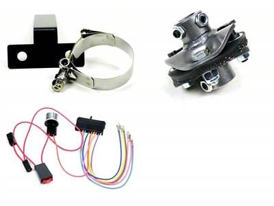 IDIDIT Floor Shift Steering Column Installation Kit with Wiring Harness (1955 150, 210, Bel Air, Nomad)