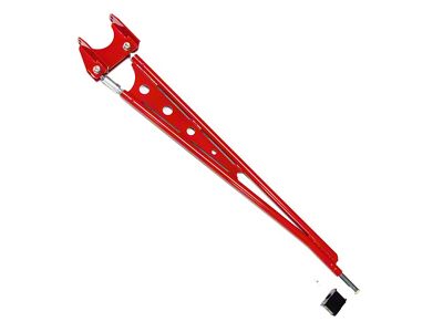 J&M Adjustable Torque Arm; Red (82-92 Camaro)