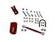 J&M Height Adjustable Panhard Bar Relocation Kit; Red (82-92 Camaro)