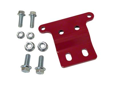 J&M 4L60/4L70 Transmission Crossmember Bracket; Red (98-02 Firebird)