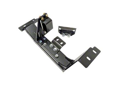 J&M 4L60/4L70 Transmission Crossmember with Torque Arm Relocation Bracket; Black (98-02 Firebird)