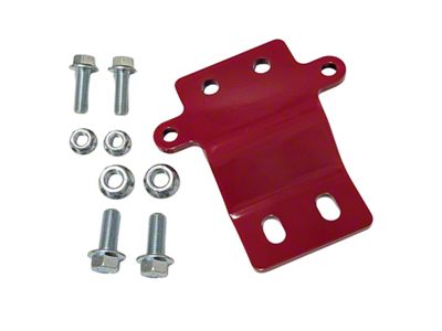 J&M 4L80/4L85 Transmission Crossmember Bracket; Red (98-02 Firebird)