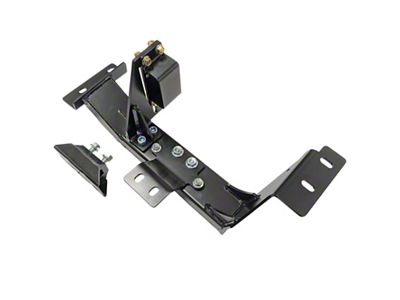 J&M 4L80/4L85 Transmission Crossmember with Torque Arm Relocation Bracket; Black (98-02 Firebird)