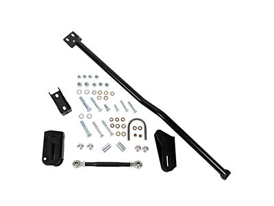 J&M Height Adjustable Panhard Bar Relocation Kit; Black (82-02 Firebird)