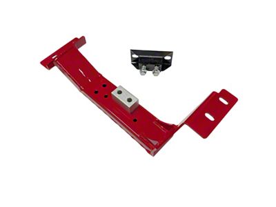 J&M TH400/T2004R Transmission Crossmember; Red (98-02 Firebird)