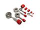 Corvette Hose Cover Kit, Universal Stainless Steel With Red Clamps