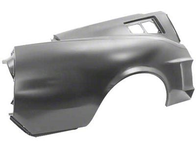 Late 1968 Mustang Fastback OEM-Style Quarter Panel without Indentation, Right