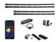 LEDGlow Bluetooth Million Color Car Underbody Lighting Kit with 2-Piece 12-Inch Interior Tubes (Universal; Some Adaptation May Be Required)