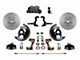 LEED Brakes Manual Front Disc Brake Conversion Kit with MaxGrip XDS Rotors and Adjustable Valve; Zinc Plated Calipers (67-69 Camaro)