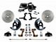 LEED Brakes Power Front Disc Brake Conversion Kit with 9-Inch Brake Booster and MaxGrip XDS Rotors; Zinc Plated Calipers (67-69 Camaro w/ Front Disc & Rear Drum Brakes)