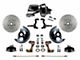 LEED Brakes Power Front Disc Brake Conversion Kit with 9-Inch Brake Booster and MaxGrip XDS Rotors; Zinc Plated Calipers (67-69 Camaro w/ 4-Wheel Disc Brakes)