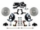 LEED Brakes Power Front Disc Brake Conversion Kit with 8-Inch Chrome Brake Booster, Side Mount Valve and MaxGrip XDS Rotors; Zinc Plated Calipers (67-69 Camaro w/ Front Disc & Rear Drum Brakes)