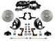 LEED Brakes Power Front Disc Brake Conversion Kit with 8-Inch Chrome Brake Booster, Chrome Top Master Cylinder, Side Mount Valve and MaxGrip XDS Rotors; Zinc Plated Calipers (67-69 Camaro w/ Front Disc & Rear Drum Brakes)