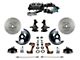 LEED Brakes Power Front Disc Brake Conversion Kit with 7-Inch Chrome Brake Booster, Chrome Top Master Cylinder, Side Mount Valve, 2-Inch Drop Spindles and MaxGrip XDS Rotors; Zinc Plated Calipers (67-69 Camaro w/ 4-Wheel Disc Brakes)