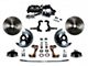 LEED Brakes Power Front Disc Brake Conversion Kit with 8-Inch Chrome Brake Booster, Chrome Top Master Cylinder, Side Mount Valve and Vented Rotors; Zinc Plated Calipers (67-69 Camaro w/ Front Disc & Rear Drum Brakes)