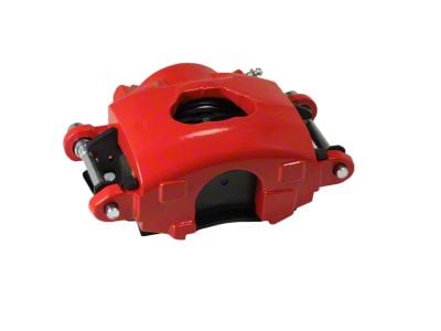 LEED Brakes Single Piston Caliper; Red; Front Passenger Side (1969 Camaro)