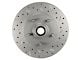 LEED Brakes Front Spindle Mount Disc Brake Conversion Kit with MaxGrip XDS Rotors; Zinc Plated Calipers (64-72 GTO, LeMans, Tempest)